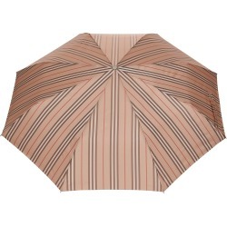 Burberry Icon Stripe Folding Umbrella - Neutrals