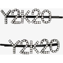Ashley Williams Clear Y2K20 crystal hair pins