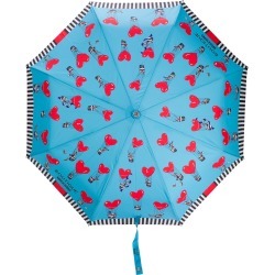 Moschino heart air balloon umbrella - Blue