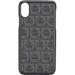 Salvatore Ferragamo logo iPhone X case - Black