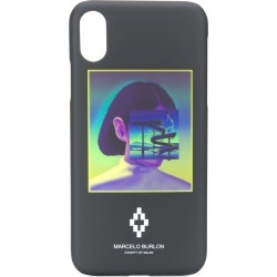 Marcelo Burlon County Of Milan Carousel Square iPhone X case - Black