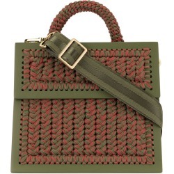 0711 knitted style bag - Green
