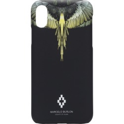 Marcelo Burlon County Of Milan wings print iPhone X case - Black