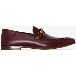 Gucci Brixton Web stripe loafers
