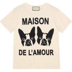 Gucci "Maison de l'Amour" T-shirt with Bosco and Orso - White