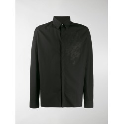 Fendi monogram detail button up shirt