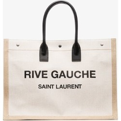 Saint Laurent Rive Gauche logo tote