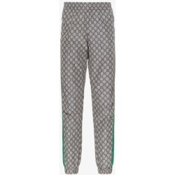 Gucci GG Supreme print web sweat pants