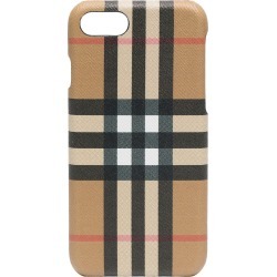 Burberry Check Printed Iphone 8 Case - NEUTRALS