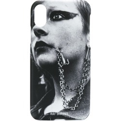 Raf Simons photo print iPhone X cover - Black