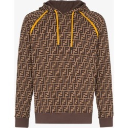 Fendi printed FF logo hoodie