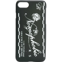 Raf Simons slogan print iPhone 8 case - Black