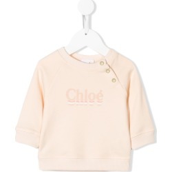 Chloé Kids side press stud sweatshirt