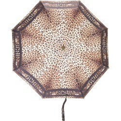Moschino leopard-print umbrella - Black