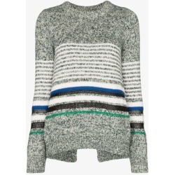See By Chloé striped mélange knit sweater