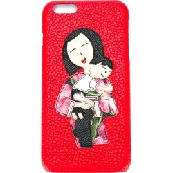 Dolce & Gabbana Family patch iPhone 6 Plus case - Red