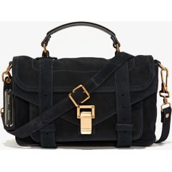 Proenza Schouler Suede PS1 Tiny navy/blue One Size