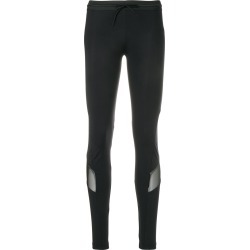 Y-3 logo printed leggings - Black