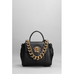 Versace Hand Bag In Black Leather found on MODAPINS