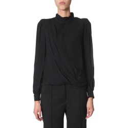 MICHAEL Michael Kors Draped Blouse