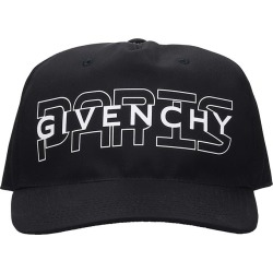 Givenchy Curved Cap Hats In Black Polyamide