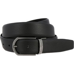 Ermenegildo Zegna Belt Classic Ermenegildo Zegna Belt In Real Smooth / Hammered Reversible Leather