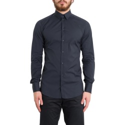 Dolce & Gabbana Blue Stretch Shirt