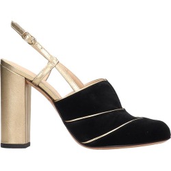 Chie Mihara Do-darlin Sandals In Black Velvet