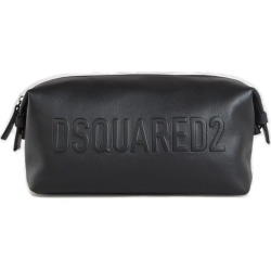 Dsquared2 Logo Embossed Zipped Toiletry Bag found on MODAPINS