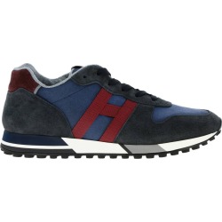 Hogan Sneakers Sneakers 383 Hogan In Split Leather And Fabric With Monochrome H