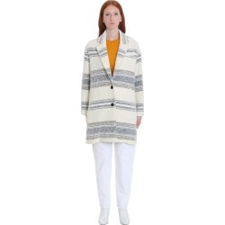 Isabel Marant Étoile Dante Coat In Beige Wool
