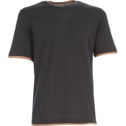 Eleventy T-shirt S/s Crew Neck W/rim