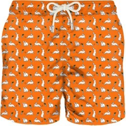 Rabbits And Carrots Light Fabric Swim Shorts