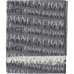 Armani Exchange Scarf Armani Exchange Scarf With All-over Maxi Logo