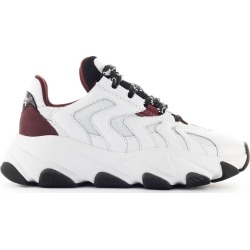 Ash Extreme White Burgundy Sneaker