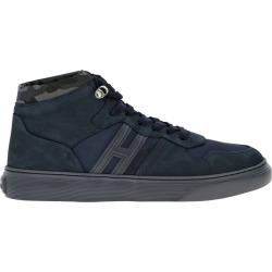 Hogan Sneakers 365 Sneakers Hogan Basket In Suede And Nylon With Camouflage Detail
