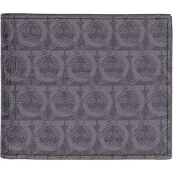 Salvatore Ferragamo All Over Logo Print Flap-over Wallet