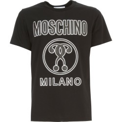 Moschino T-shirt S/s Crew Neck W/written And Drawing