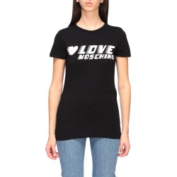 Love Moschino T-shirt Love Moschino Short-sleeved T-shirt With Logo Print