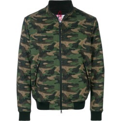 Camouflage Print Mid Season Jacket