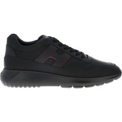 Hogan Sneakers Hogan Interactive Sneakers 3 In Smooth Leather With Big H In Hammered Leather