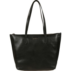 Furla Logo Plaque Top Zip Tote