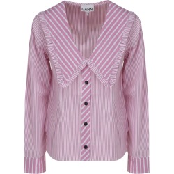 Ganni Stripe Cotton Shirt