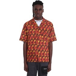 Palm Angels Shirt In Red Tech/synthetic