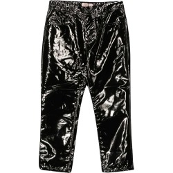 N.21 Black Polished Trousers