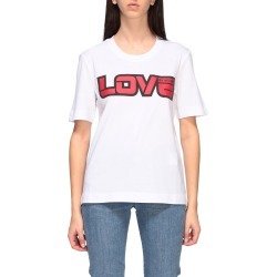 Love Moschino T-shirt Love Moschino Short-sleeved T-shirt With Love Print