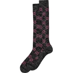 Gucci Lamé Gg Socks