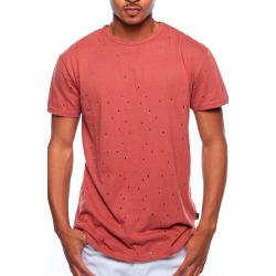 Shotgun Tee in Marsala