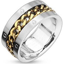 The Gold Chain Ring