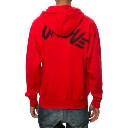 The Skate Punk Zip-Up Hoodie in Red